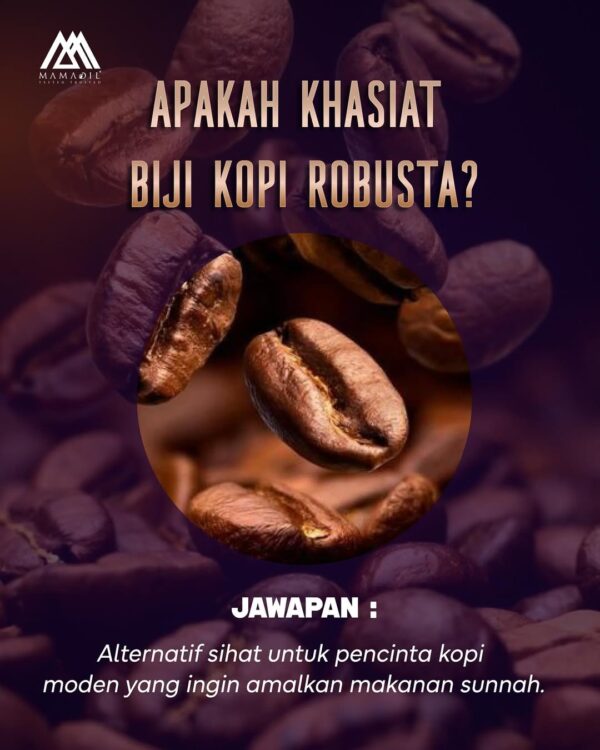 Khasiat biji kopi Robusta dalam Susu Rizqi Latte Mamadil