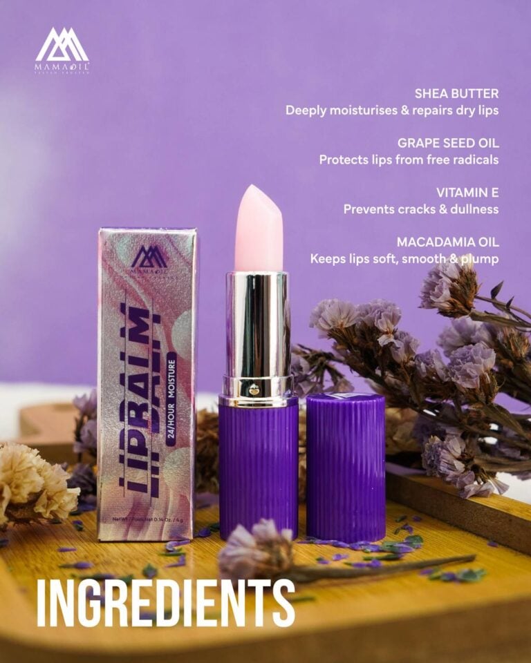 Bahan-bahan Lipbalm Mamadil yang dapat atasi masalah bibir kering dan pucat