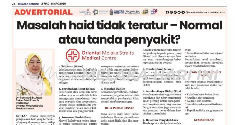 Masalah kitaran haid tak stabil